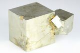 Natural Pyrite Cube Cluster - Spain #183239-1